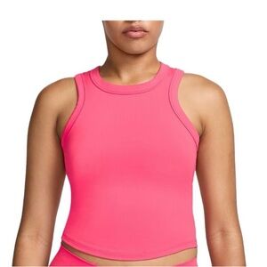 Nike Women's Pink Crop Racerback Top